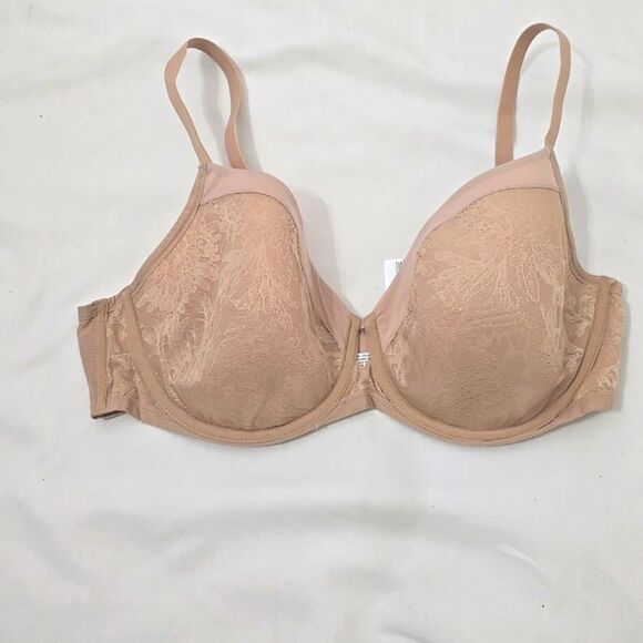 SOMA HUSH COLOR PERFECT COVERAGE BRA WITH LACE SZ 38DD - Picture 1 of 8